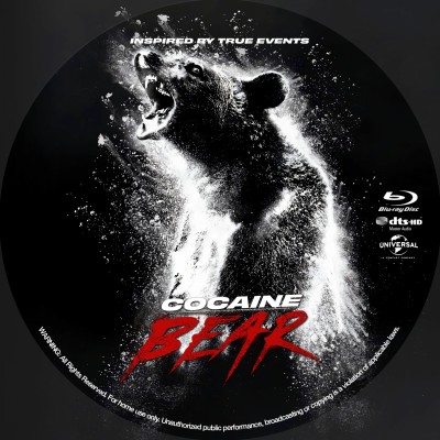 Click to view full size image
==============
Cocaine Bear (2023) Custom Blu-ray Disc Label
Cocaine Bear (2023) Custom Blu-ray Disc Label