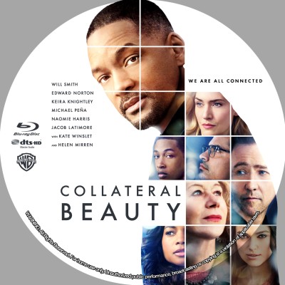 Collateral Beauty (2016) Custom Blu-ray Disc Label
