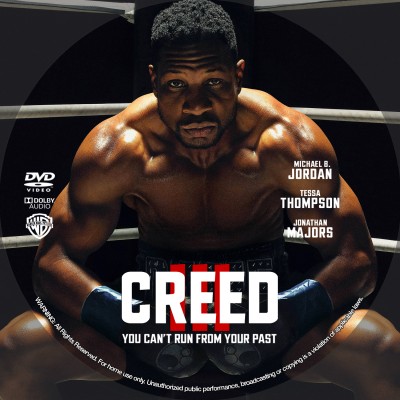 Creed III (2023)  Custom DVD Disc Label
