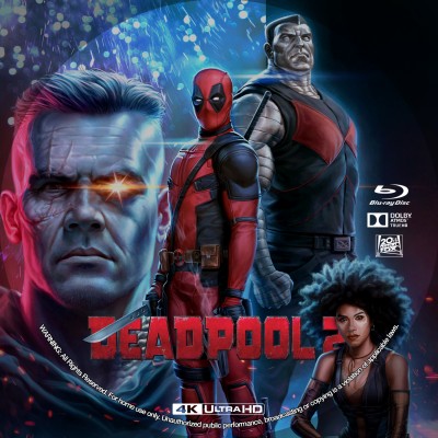 Click to view full size image
==============
Deadpool 2 (2018) Custom UHD 4K Blu-ray Disc Label
Deadpool 2 (2018) Custom UHD 4K Blu-ray Disc Label