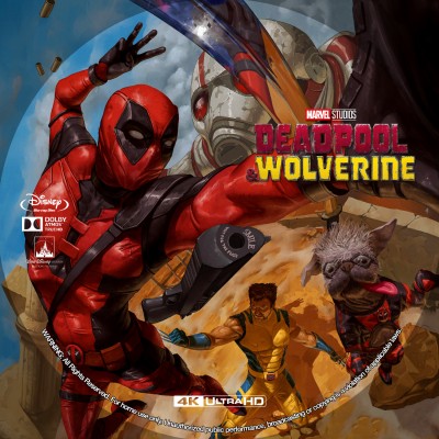 Click to view full size image
==============
Deadpool & Wolverine (2024) Custom UHD 4K Blu-ray Disc Label
Deadpool & Wolverine (2024) Custom UHD 4K Blu-ray Disc Label