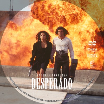Desperado (1995)  Custom DVD Disc Label
