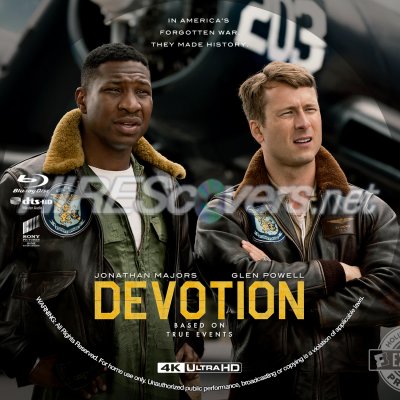Devotion (2022) Custom UHD 4K Blu-ray Disc Label

