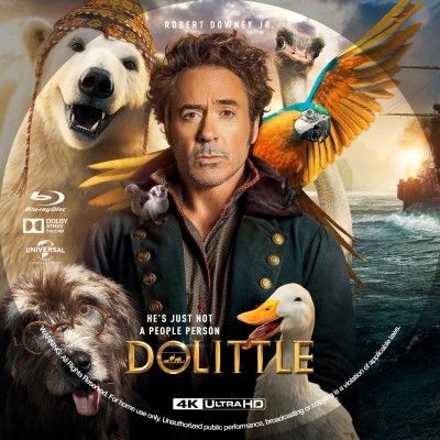 Click to view full size image
==============
Dolittle (2020) Custom UHD 4K Blu-ray Disc Label
Dolittle (2020) Custom UHD 4K Blu-ray Disc Label