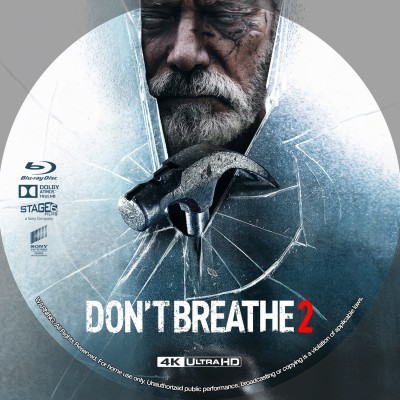 Click to view full size image
==============
Don't Breathe 2 (2021) Custom UHD 4K Blu-ray Disc Label
Don't Breathe 2 (2021) Custom UHD 4K Blu-ray Disc Label