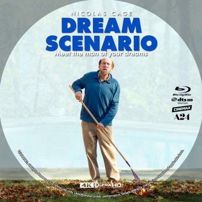 Click to view full size image
==============
Dream Scenario (2023) Custom UHD 4K Blu-ray Disc Label
Dream Scenario (2023) Custom UHD 4K Blu-ray Disc Label