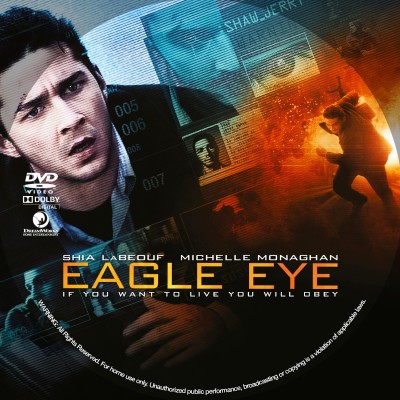 Eagle Eye (2008)  Custom DVD Disc Label
