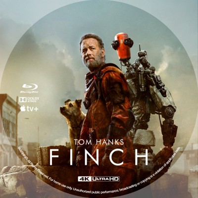 Click to view full size image
==============
Finch (2021) Custom UHD 4K Blu-ray Disc Label
Finch (2021) Custom UHD 4K Blu-ray Disc Label
