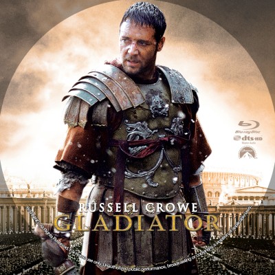 Gladiator (2000) Custom Blu-ray Disc Label
