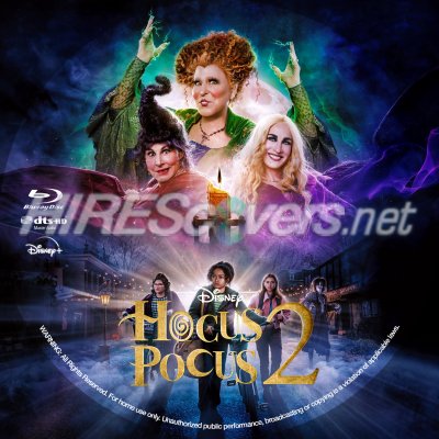 Hocus Pocus 2 (2022) Custom Blu-ray Disc Label
