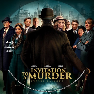 Invitation To A Murder (2023) Custom Blu-ray Disc Label
