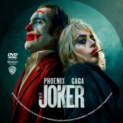Joker: Folie A Deux (2024) Custom DVD Disc Label
