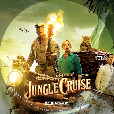 Jungle Cruise (2021) Custom UHD 4K Blu-ray Disc Label
