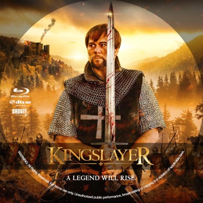 Kingslayer (2022) Custom Blu-ray Disc Label
