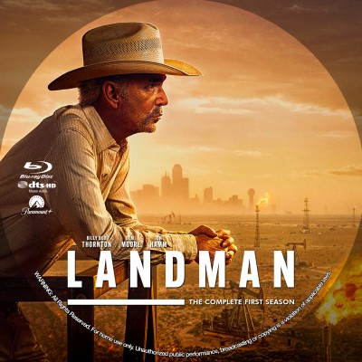 Landman - Season 1 (2024)  Custom Blu-ray Disc Label
