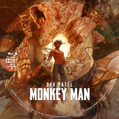 Click to view full size image
==============
Monkey Man (2024) Custom Blu-ray Disc Label
Monkey Man (2024) Custom Blu-ray Disc Label