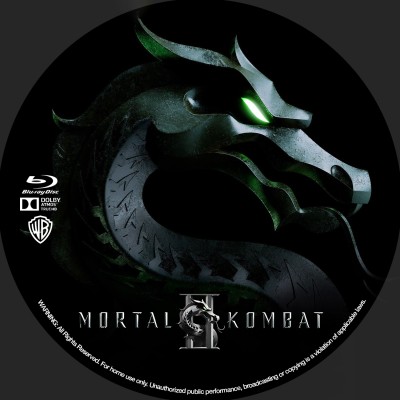 Mortal Kombat II (2025) Custom Blu-ray Disc Label
