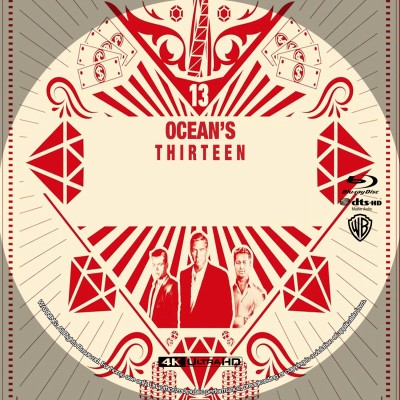 Click to view full size image
==============
Ocean's Thirteen (2007) Custom UHD 4K Blu-ray Disc Label
Ocean's Thirteen (2007) Custom UHD 4K Blu-ray Disc Label
