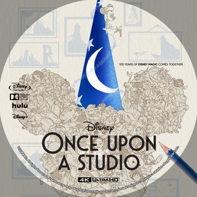 Click to view full size image
==============
Once Upon A Studio (2023) Custom UHD 4K Blu-ray Disc Label
Once Upon A Studio (2023) Custom UHD 4K Blu-ray Disc Label