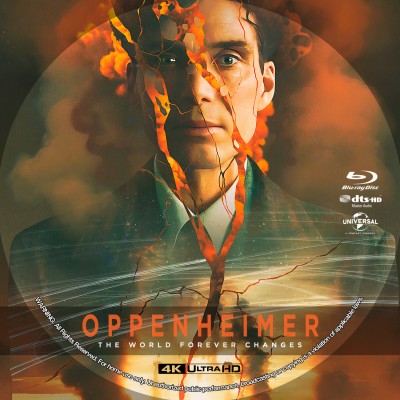 Click to view full size image
==============
Oppenheimer (2023) Custom UHD 4K Blu-ray Disc Label
Oppenheimer (2023) Custom UHD 4K Blu-ray Disc Label