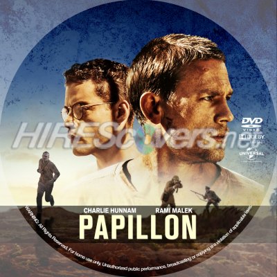 Click to view full size image
==============
Papillon (2017) Custom DVD Disc Label
Papillon (2017) Custom DVD Disc Label