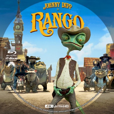 Click to view full size image
==============
Rango (2011) Custom UHD 4K Blu-ray Disc Label
Rango (2011) Custom UHD 4K Blu-ray Disc Label