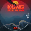Kong: Skull Island 3D (2017) Custom Blu-ray Disc Label