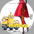 Minions (2015) Custom UHD 4K Blu-ray Disc Label