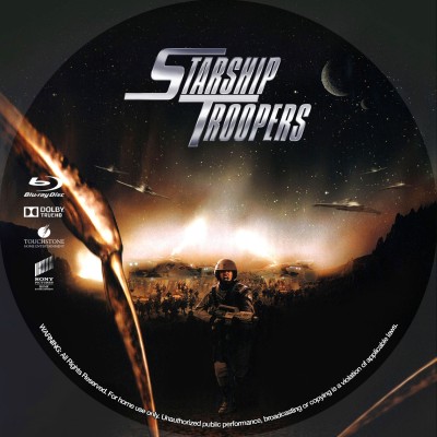 Click to view full size image
==============
Starship Troopers (1997) Custom Blu-ray Disc Label
Starship Troopers (1997) Custom Blu-ray Disc Label