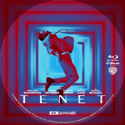 Click to view full size image
==============
Tenet (2020) Custom UHD 4K Blu-ray Disc Label
Tenet (2020) Custom UHD 4K Blu-ray Disc Label