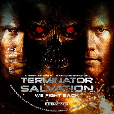Click to view full size image
==============
Terminator Salvation (2009) Custom UHD 4K Blu-ray Disc Label
Terminator Salvation (2009) Custom UHD 4K Blu-ray Disc Label