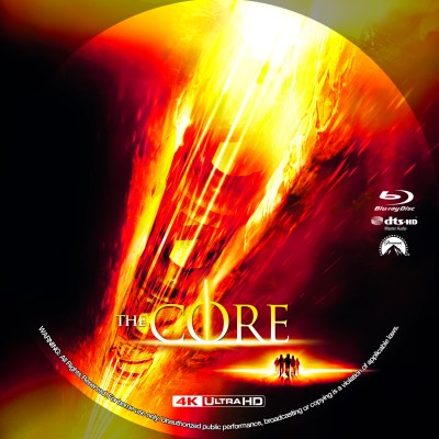Click to view full size image
==============
The Core (2003) Custom UHD 4K Blu-ray Disc Label
The Core (2003) Custom UHD 4K Blu-ray Disc Label