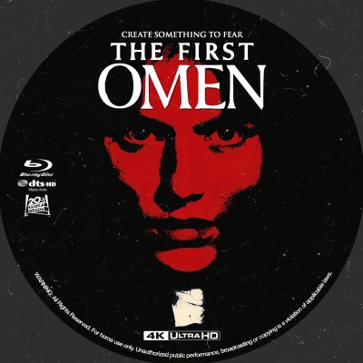 First Omen, The (2024) Custom UHD 4K Blu-ray Disc Label
