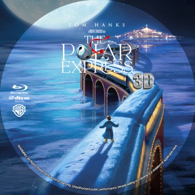 The Polar Express 3D (2004) Custom Blu-ray Disc Label
