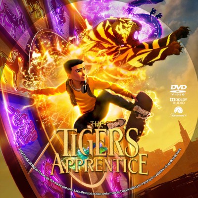 The Tiger's Apprentice (2024) Custom DVD Disc Label

