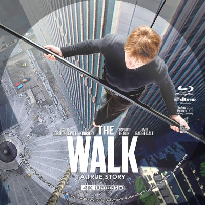 Walk, The (2015) Custom UHD 4K Blu-ray Disc Label
