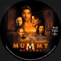 Mummy Returns, The (2001) Custom Blu-ray Disc Label
