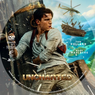 Click to view full size image
==============
Uncharted (2022) Custom DVD Disc Label
Uncharted (2022) Custom DVD Disc Label
