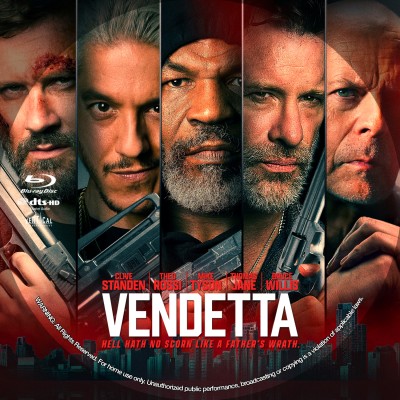 Vendetta (2022) Custom Blu-ray Disc Label
