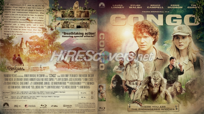 Congo (1995)  Custom Blu-ray Cover
