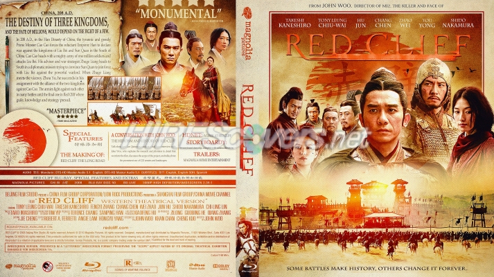 Red Cliff (2008) DVD Cover, DVD Label, Blu-Ray Cover, Blu-Ray Label