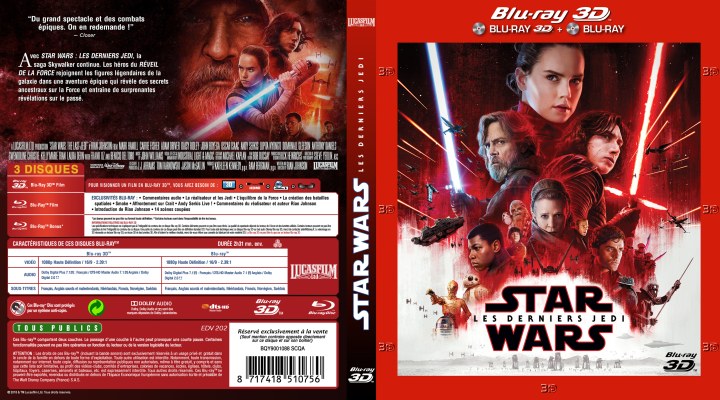 Star Wars: Episode VIII (2017) 3D Custom Blu-ray Cover
