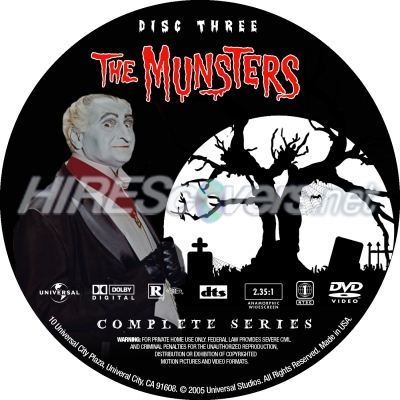 Click to view full size image
==============
munsters cd3 Custom DVD Disc Label
munsters cd3 Custom DVD Disc Label