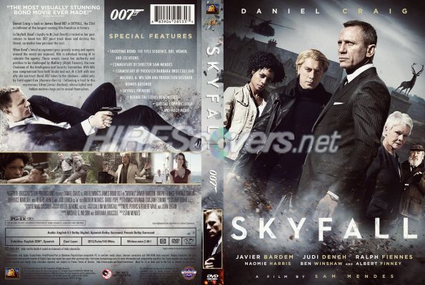 Skyfall (2012) DVD Cover, DVD Label, Blu-Ray Cover, Blu-Ray Label