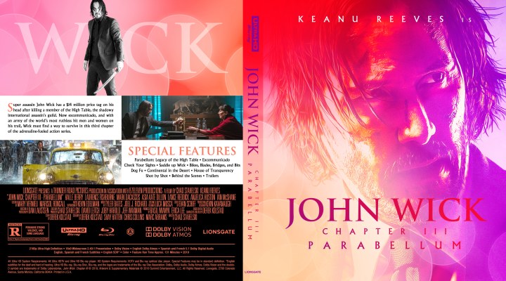 Click to view full size image
==============
John Wick: Chapter III - Parabellum (2019) Custom UHD 4K Blu-ray Cover
Keywords: John Wick Chapter III 3 Parabellum John Wick: Chapter III - Parabellum (2019) Custom UHD 4K Blu-ray Cover
Keywords: John Wick Chapter III 3 Parabellum