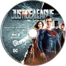 Justice League (2017) Blu-ray Disc Label