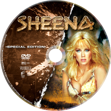 Sheena (1984) DVD Disc Label