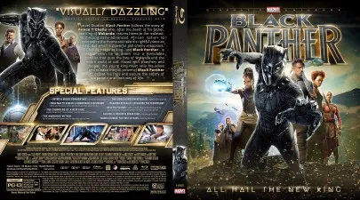 Black Panther (2018) Blu-ray Cover