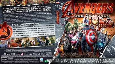 Avengers: Age of Ultron (2015) Blu-ray Cover