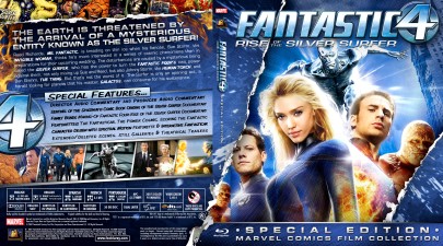 Fantastic Four: Rise of the Silver Surfer (2007) Blu-ray Cover